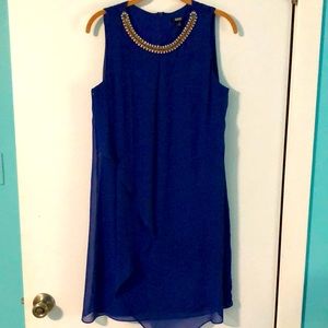 MSK blue dress, M
